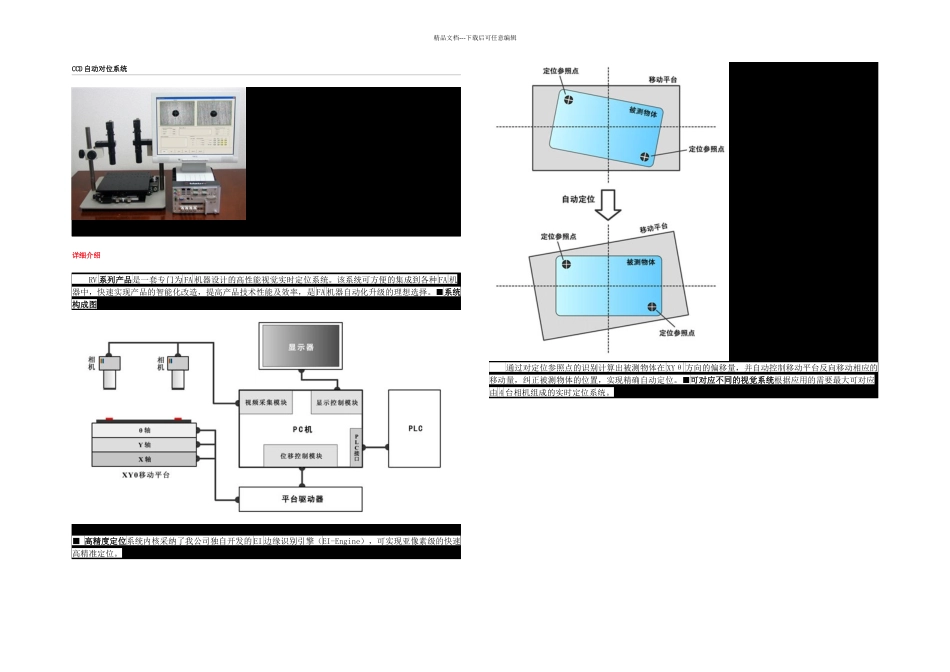 CCD自动对位系统_第1页