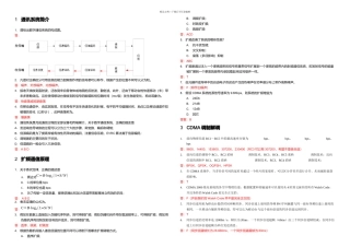 CDMA网规网优培训考试题库中兴