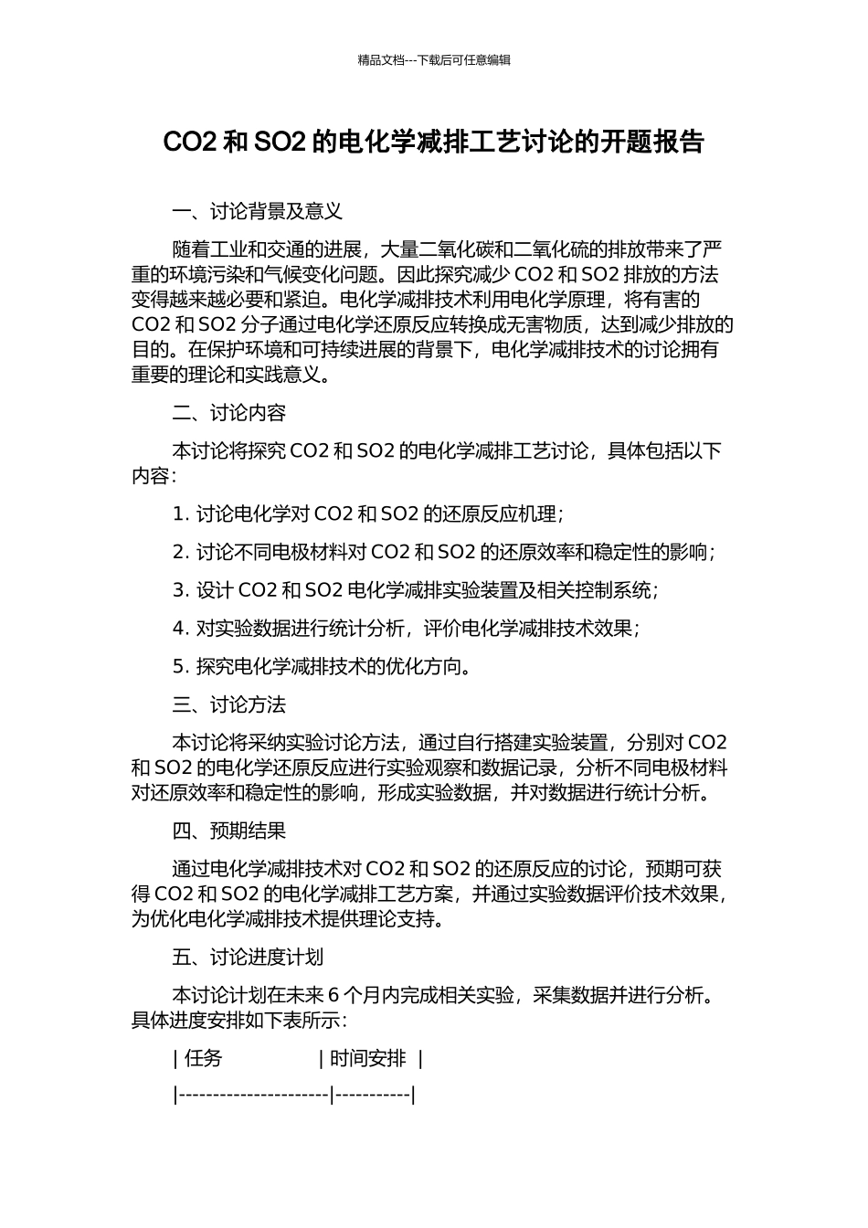 CO2和SO2的电化学减排工艺研究的开题报告_第1页