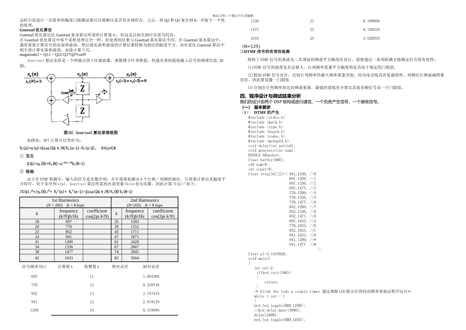 DTMF的产生与检测_第2页