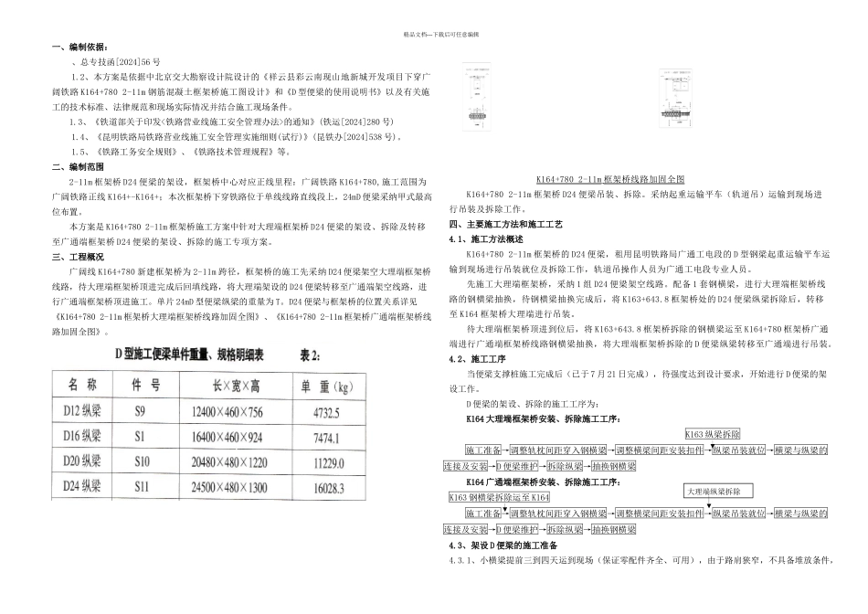 D便梁施工专项方案解析_第2页