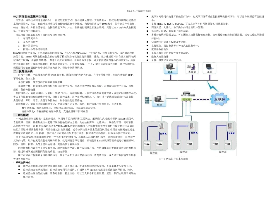 EasyN远程电视墙监控解决方案_第1页