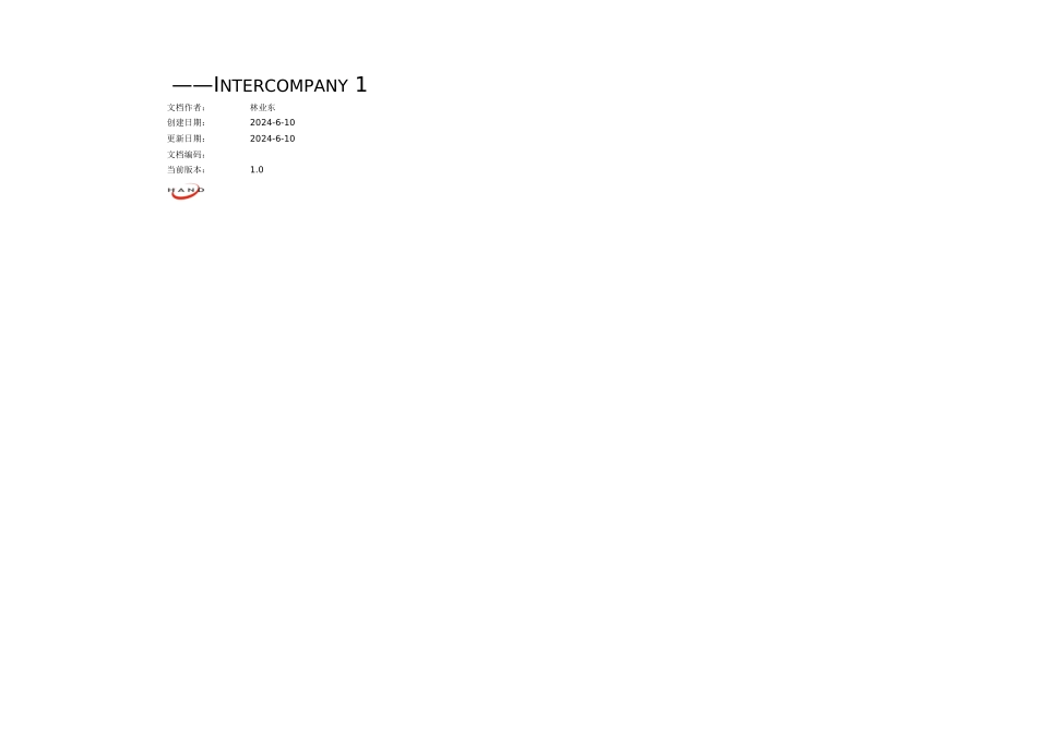 EBS集中采购简介Intercompany_第1页