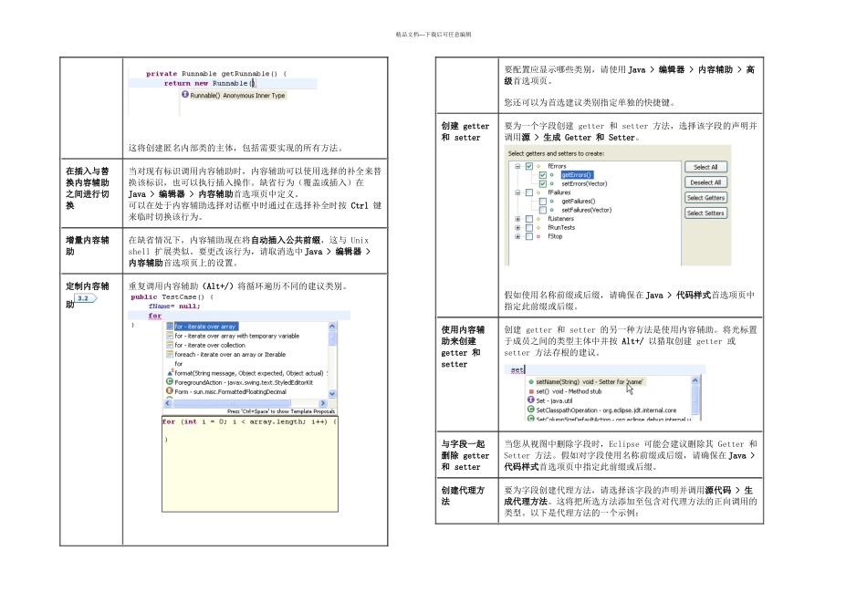 eclipse环境智能提示与技巧快捷键大全_第2页