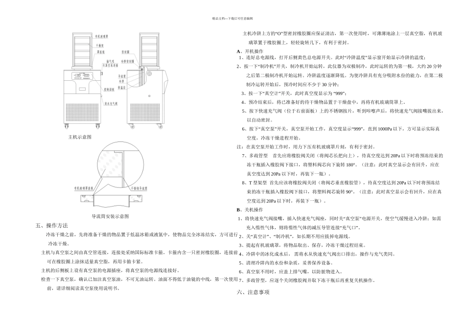 FD冷冻干燥机操作手册_第2页