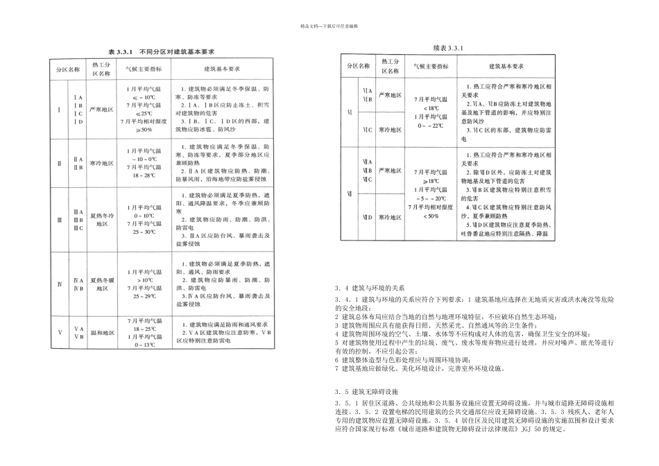 GB民用建筑设计通则附条文说明_第3页