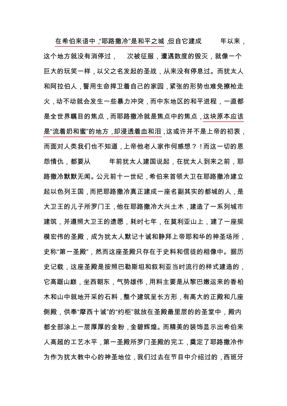 千年之殇——圣城耶路撒冷_第3页