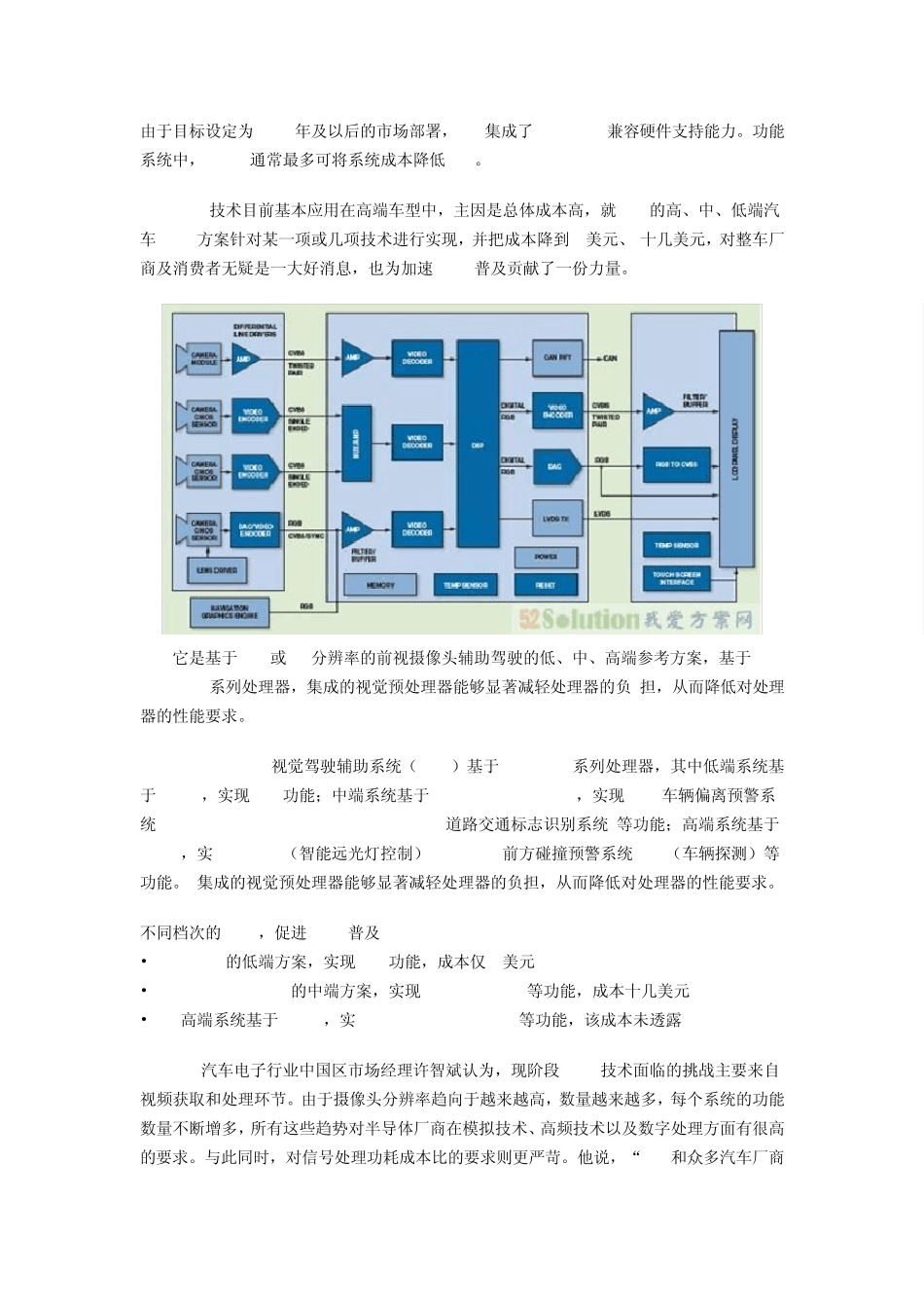 半导体厂商ADAS技术解决方案总结_第3页