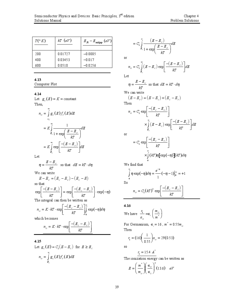 半导体物理与器件第三版(尼曼)04章答案_第3页