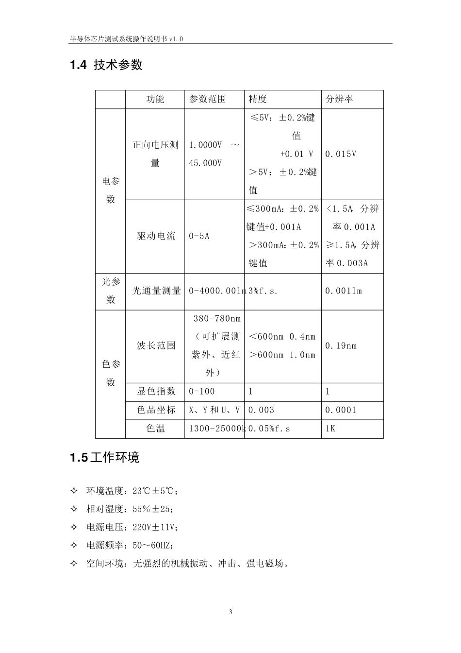 半导体芯片测试系统操作说明书v1.0_第3页