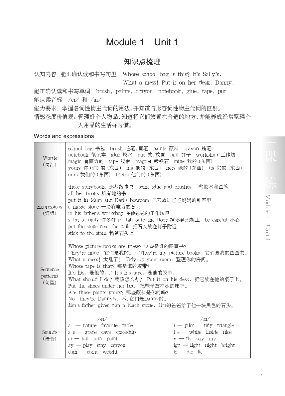 华东师大版一课一练·五年级英语(N版,第二学期)_第3页