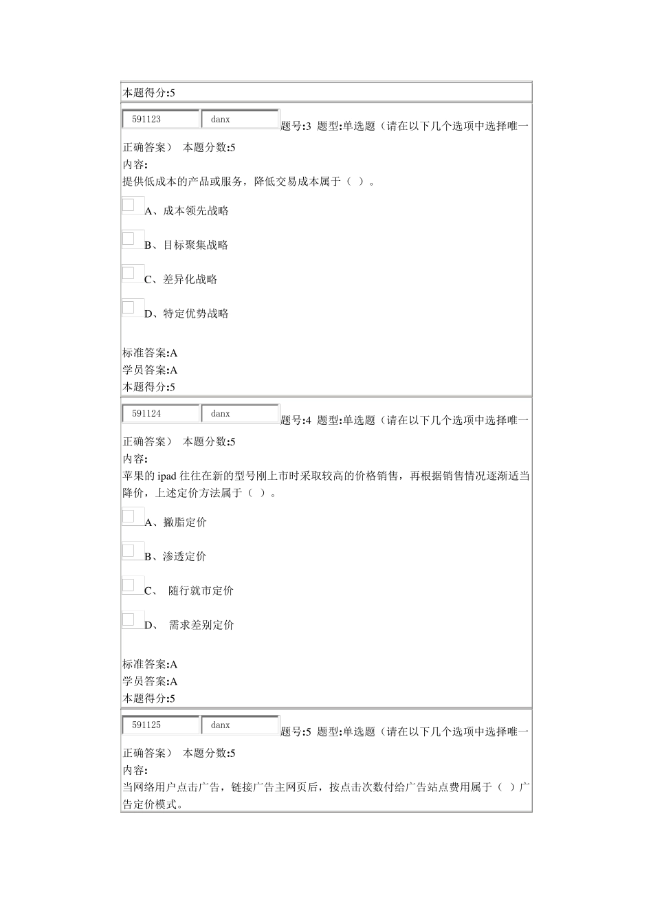 华东理工网络营销网上作业2_第2页