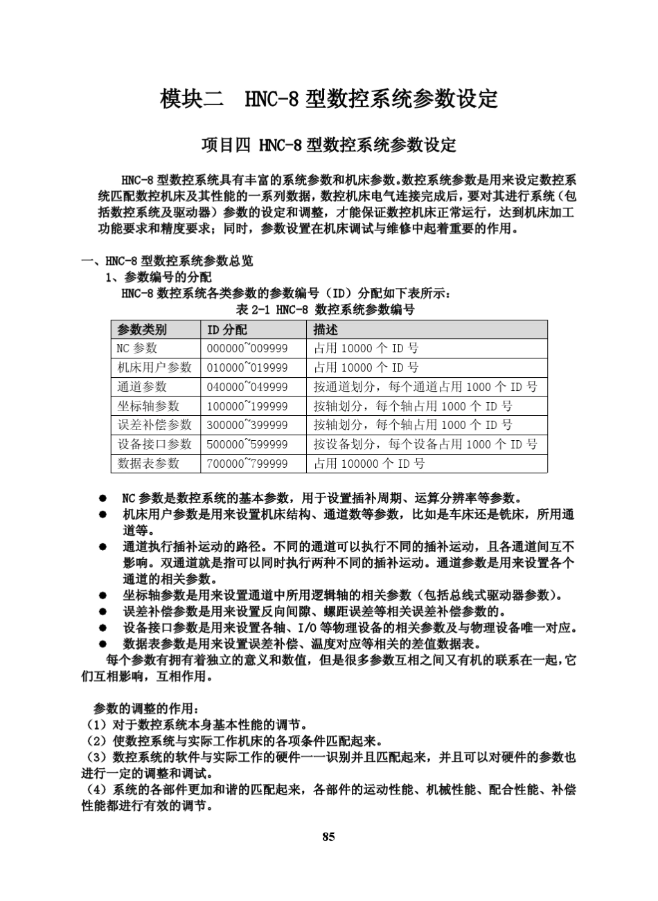 华中数控8型数控系统连接调试与PLC编程2_第1页