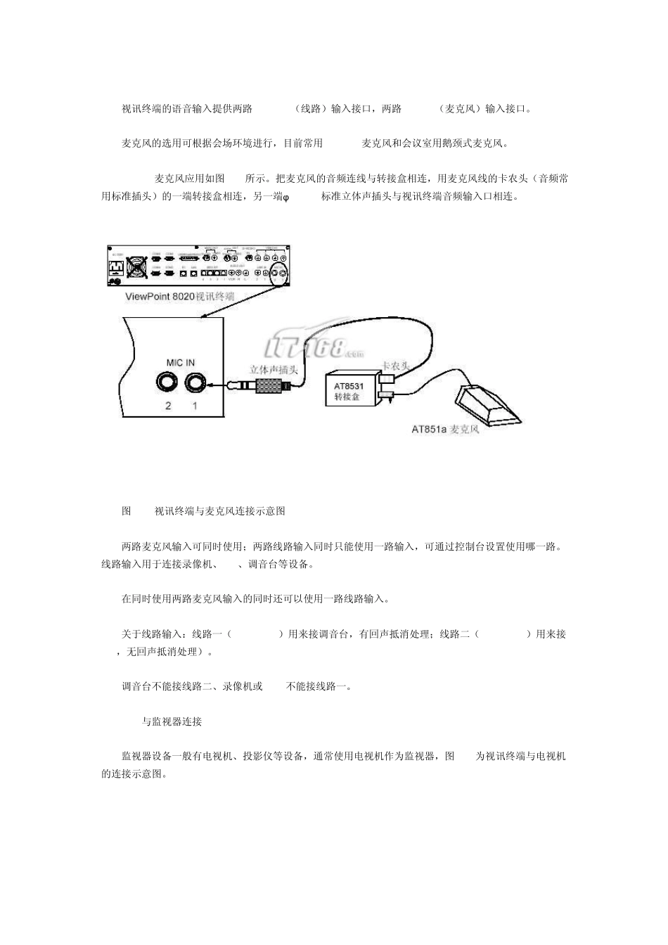 华为8020视讯终端主处理器与配套设备连接_第3页