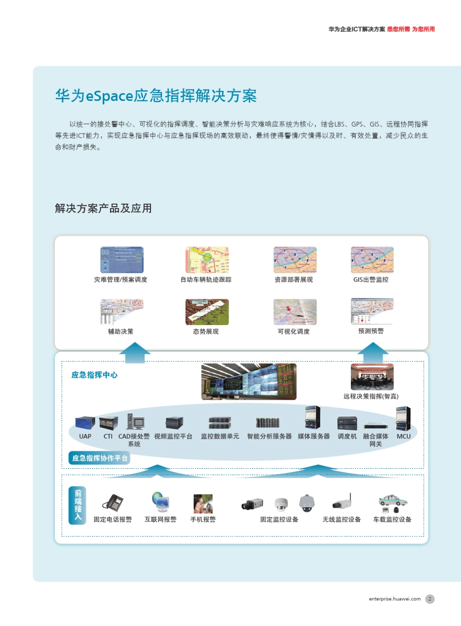 华为IVS应急指挥解决方案_第3页