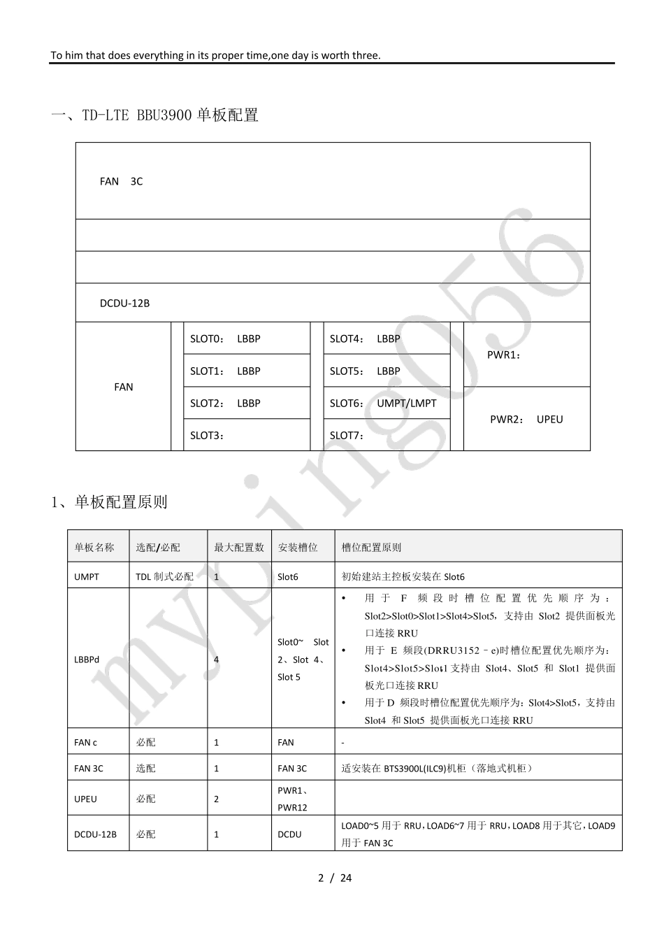 华为TDLTE单板结构(BV2.0)_第3页