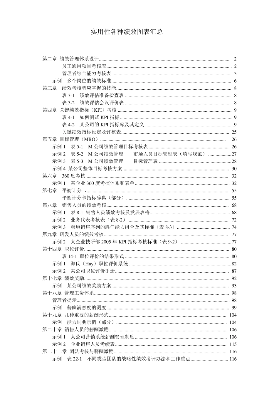 华为实用性各种绩效图表汇总1_第1页
