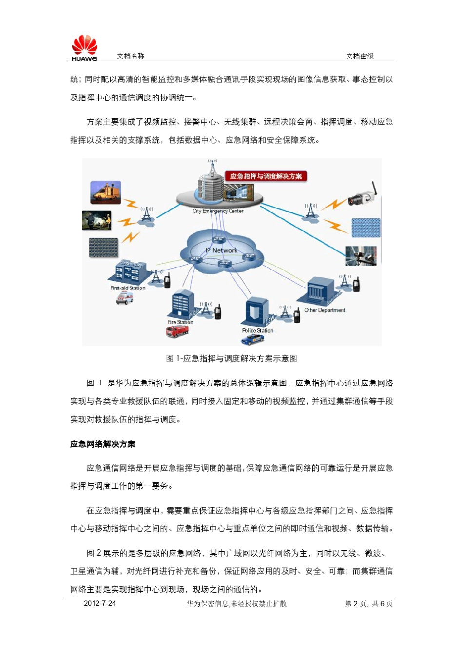 华为应急指挥与调度彩页_第2页