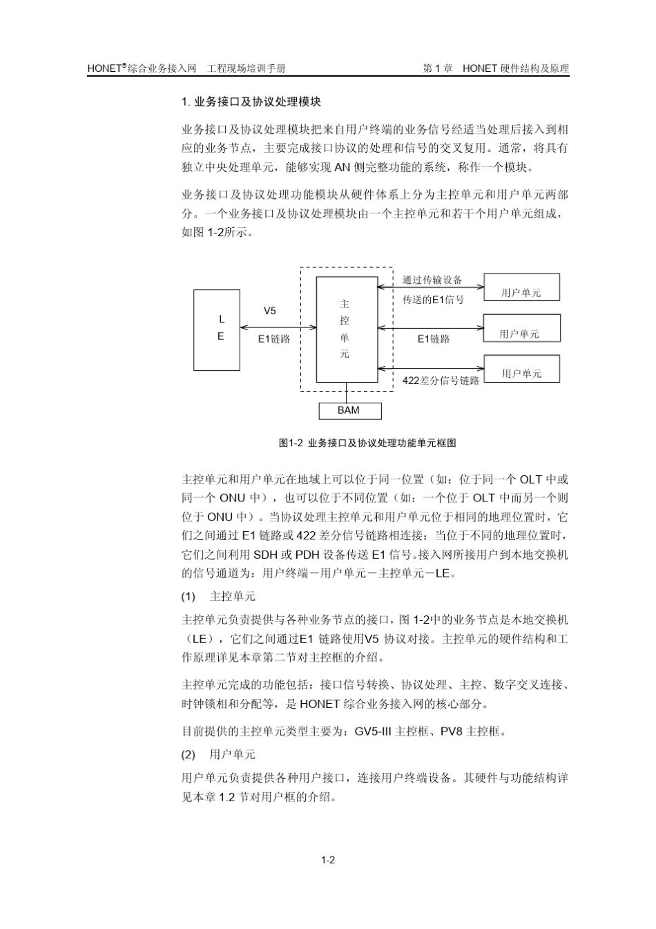 华为接入网HONET硬件结构及原理_第3页