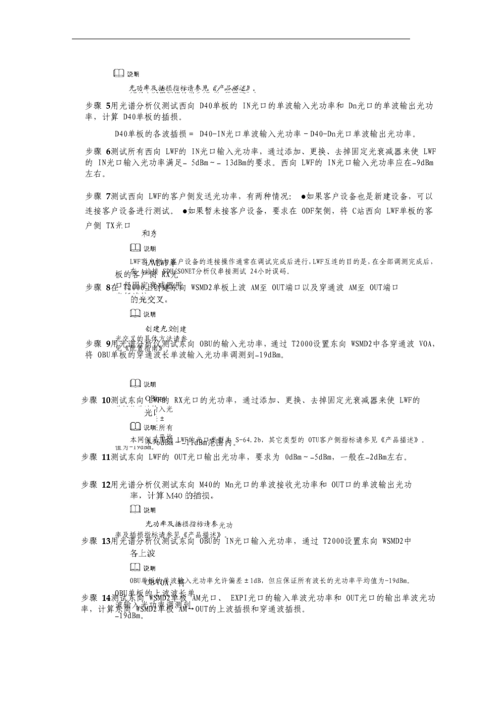 华为波分传输设备调测光波长调测_第1页