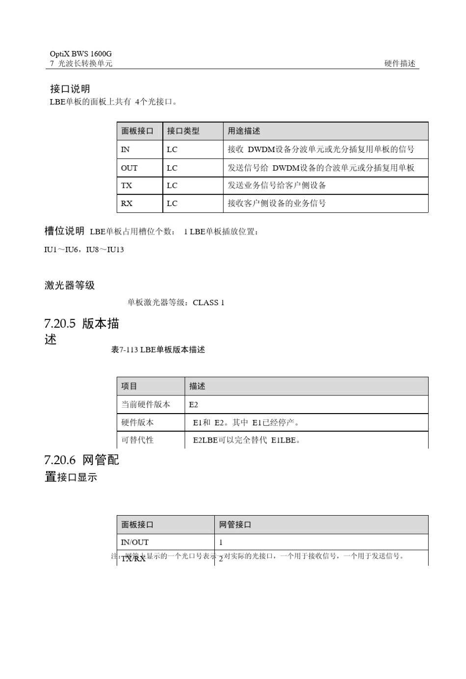 华为波分技术波长转换单元网管配置单元_第1页
