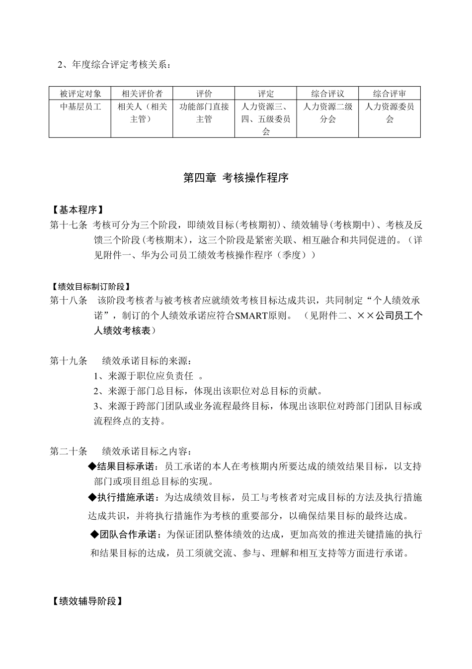 华为绩效管理制度_第3页
