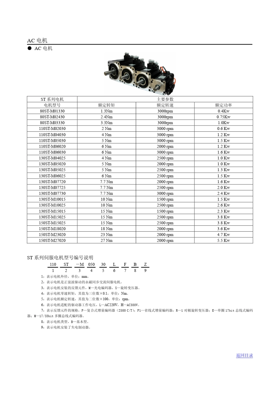 华大电机_ST系列伺服电机选型资料_全中文_第3页
