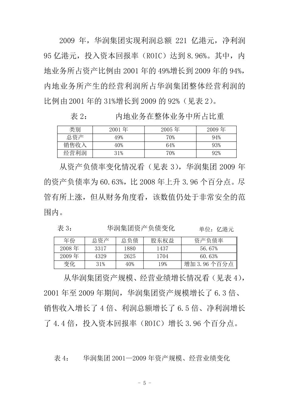 华润集团调研报告_第3页