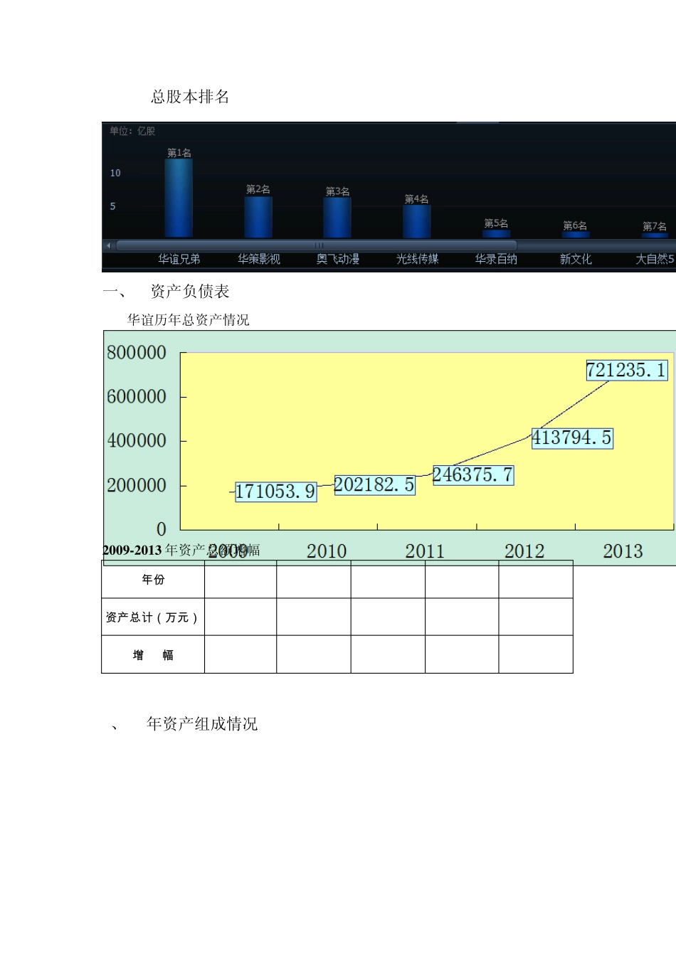 华谊兄弟2013年财务报表会计分析_第2页
