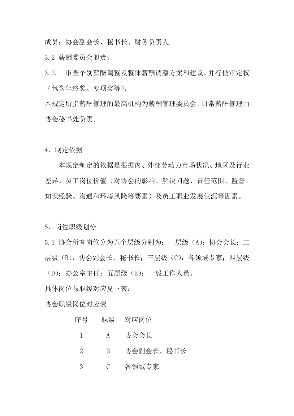 协会薪酬管理制_第2页