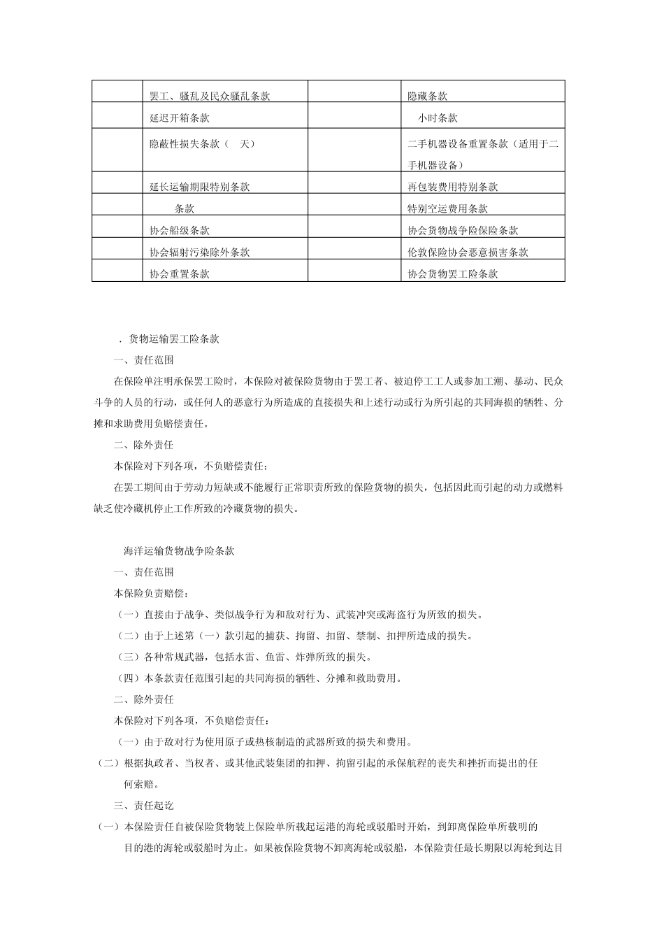协会货运险附加险_第2页