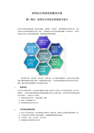 协同办公系统项目方案