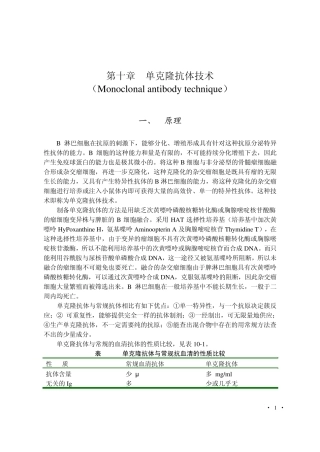 单克隆抗体技术