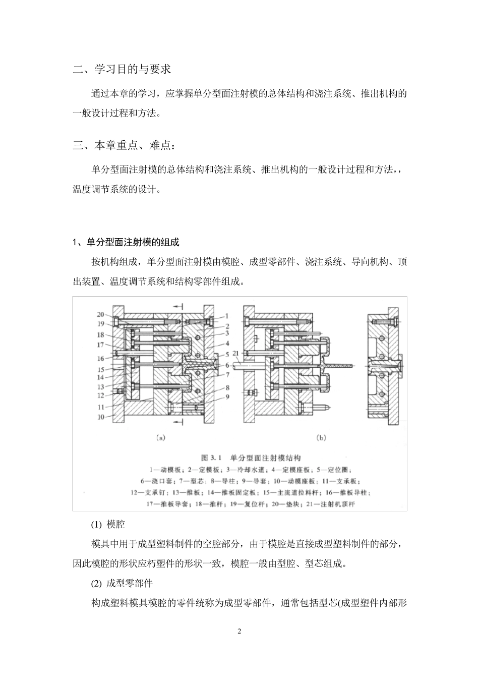 单分型面注射模_第2页