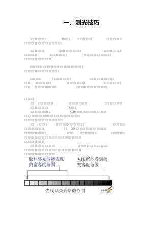 单反测光和曝光补偿技巧推荐[个人收藏版]★★★★★