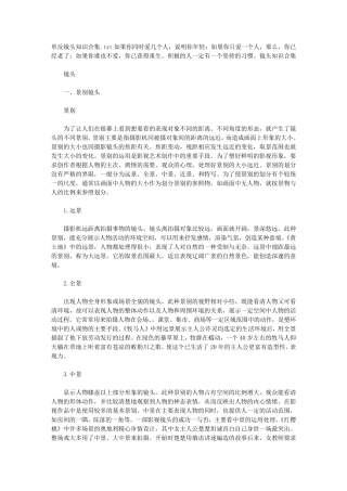 单反镜头知识合集