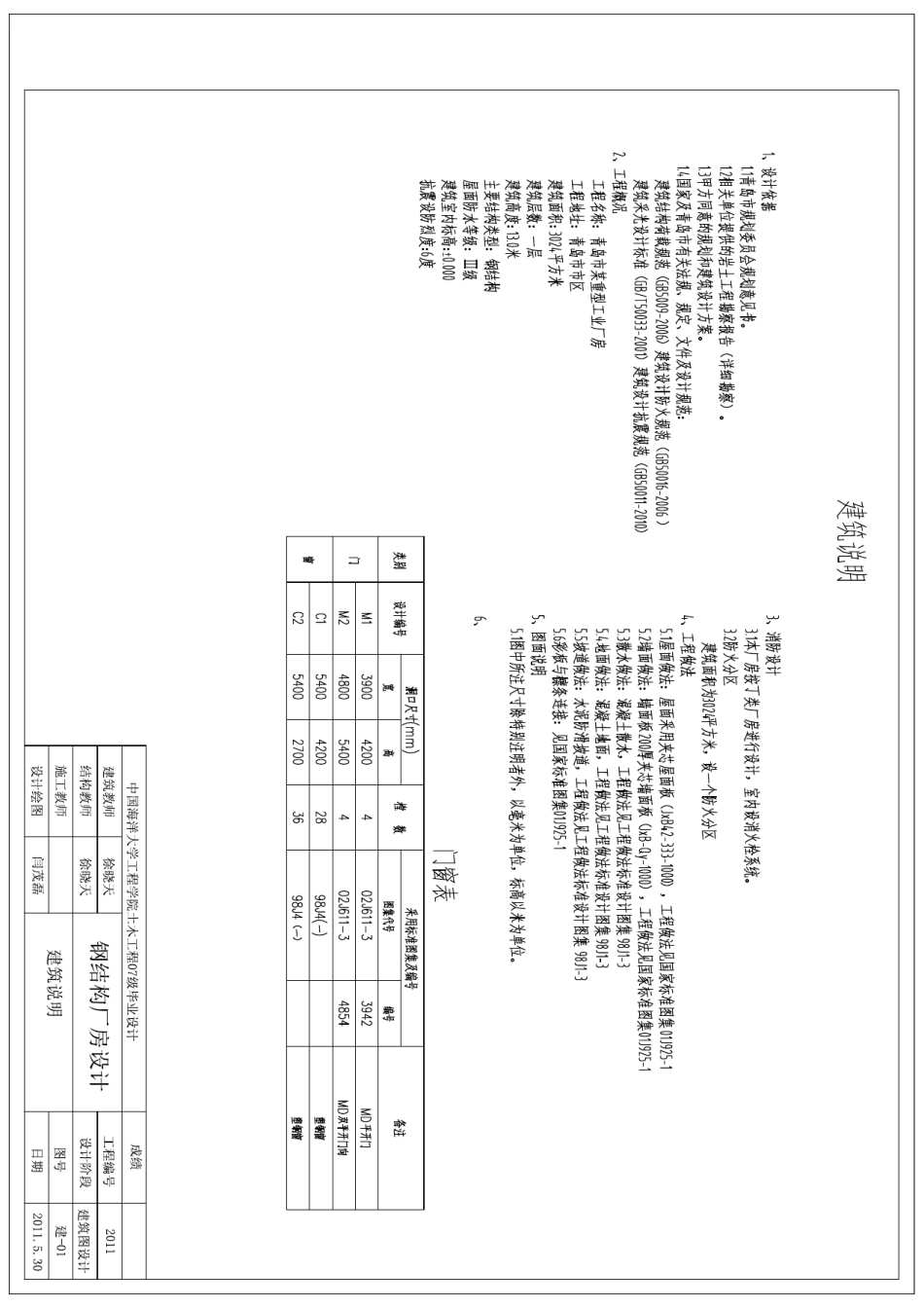 单层双跨重型钢结构厂房设计图纸_第2页