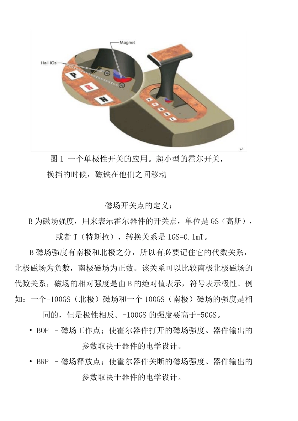 单极性霍尔传感器开关_第2页