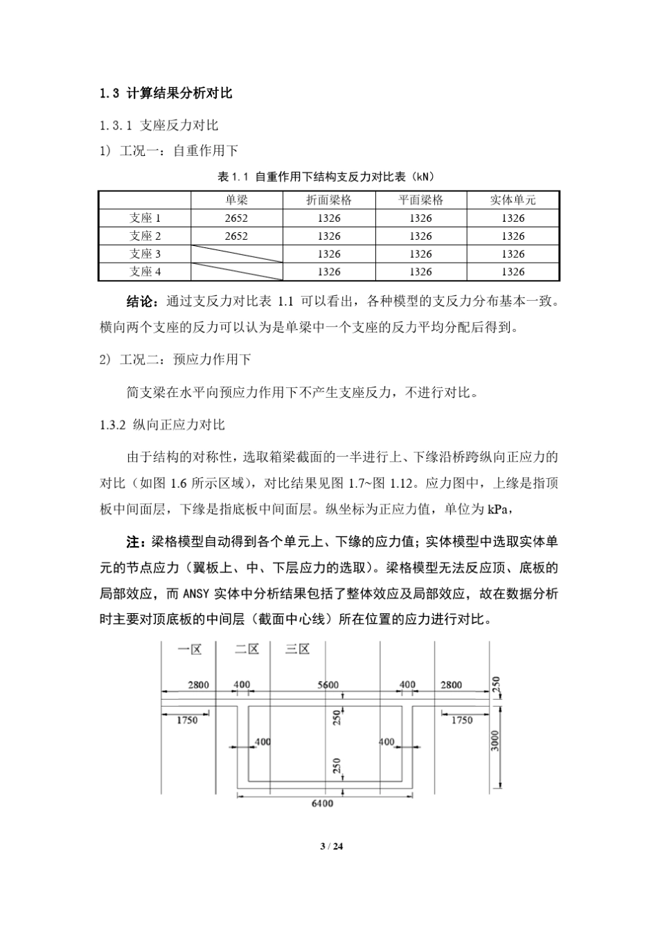 单梁、慧加(WISEPLUS)梁格与实体对比_第3页