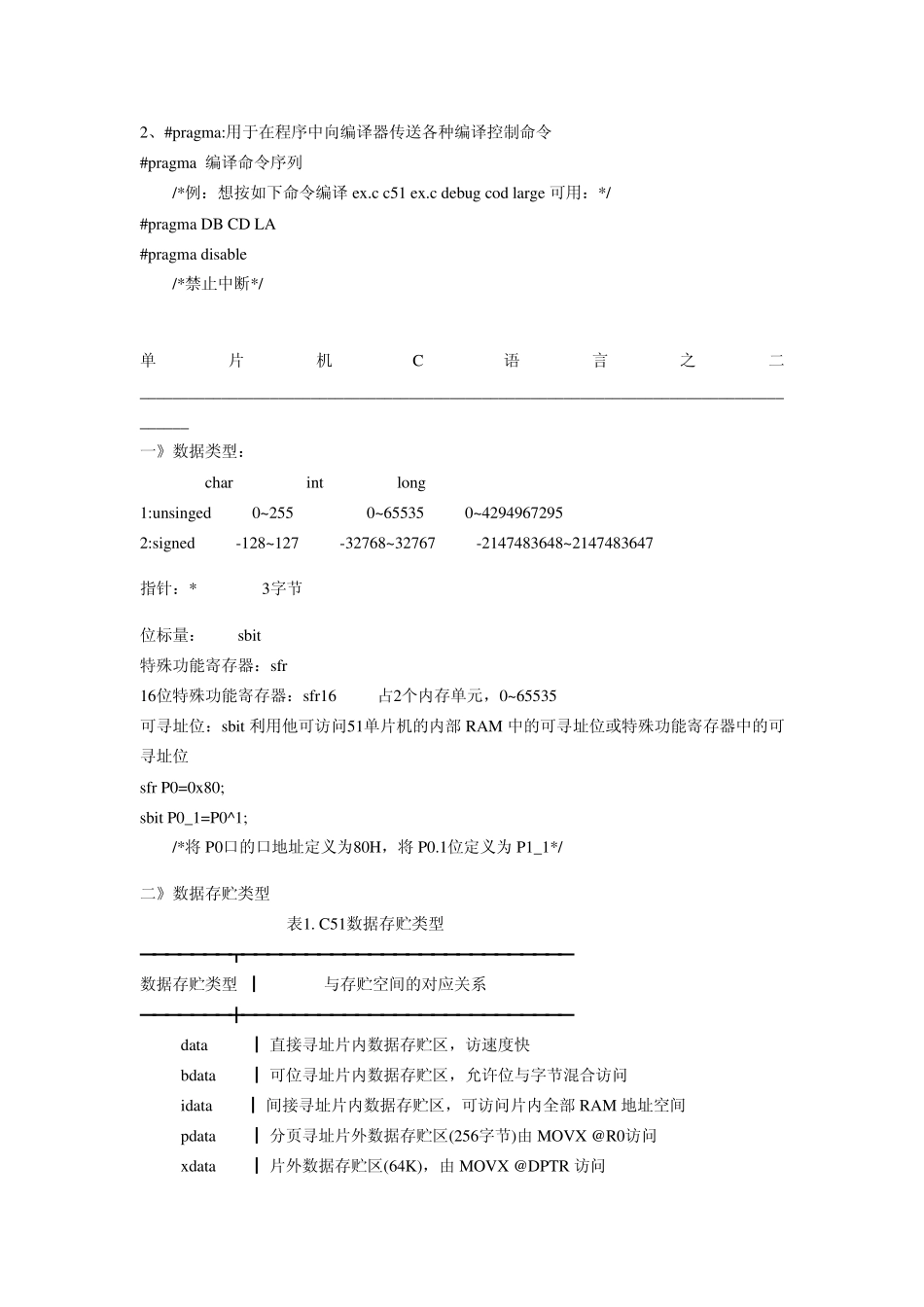 单片机C语言函数_第2页
