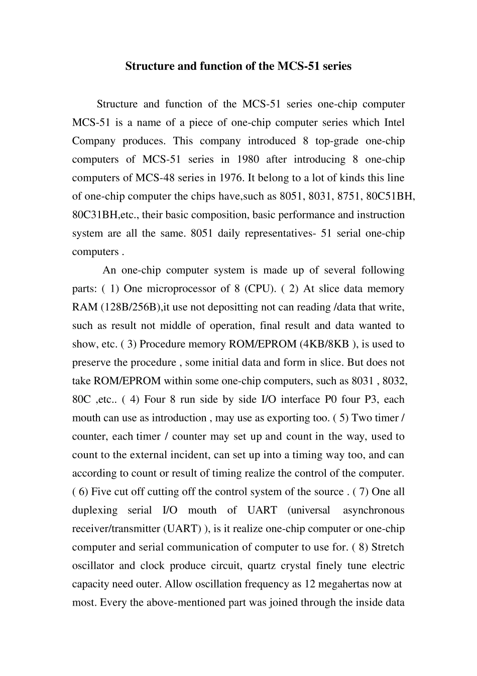 单片机_英文参考文献1_第1页