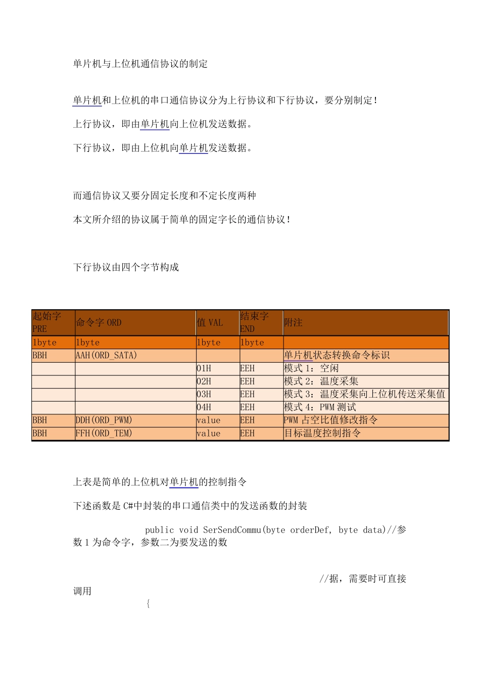 单片机与上位机通信协议的制定_第1页