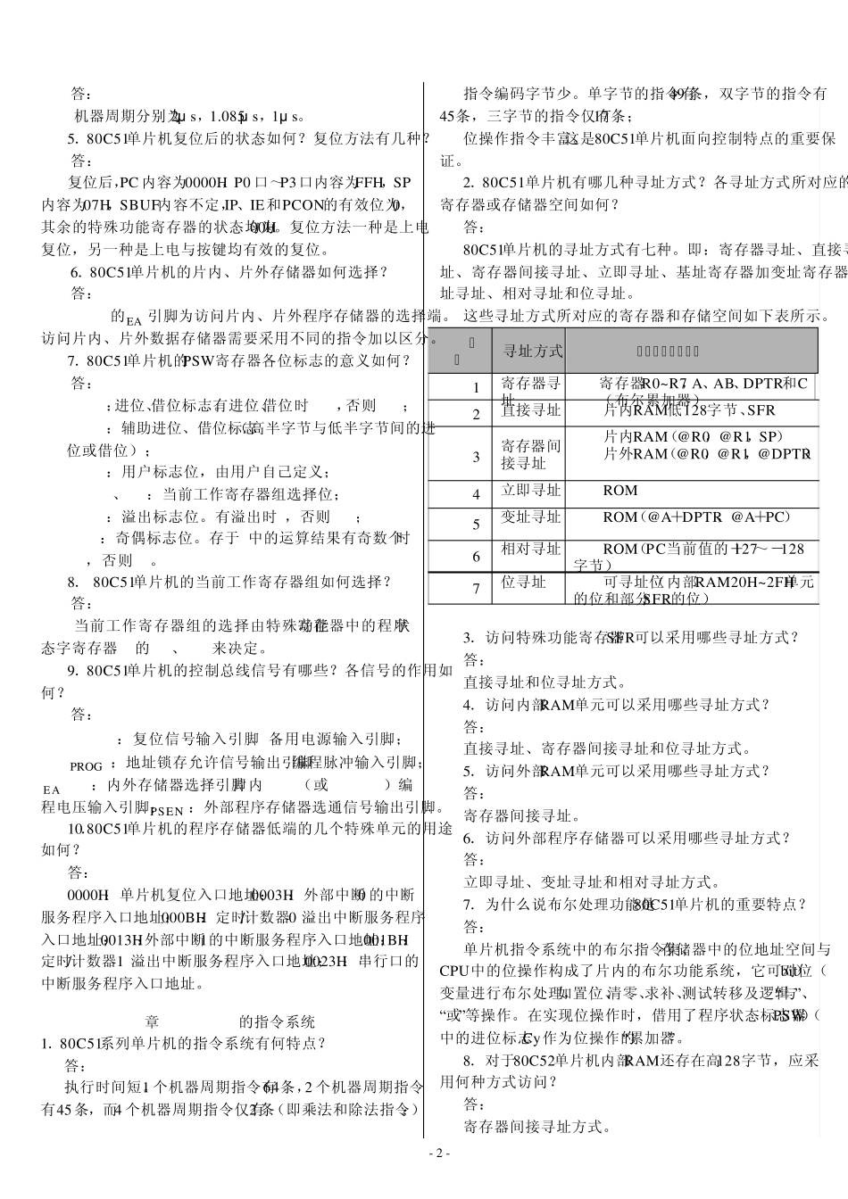 单片机原理_课后答案_第2页