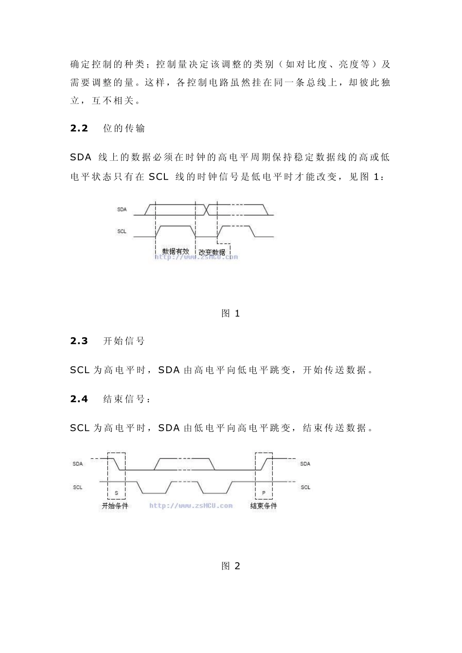 单片机模拟I2C总线及AT24C01应用实例_第2页