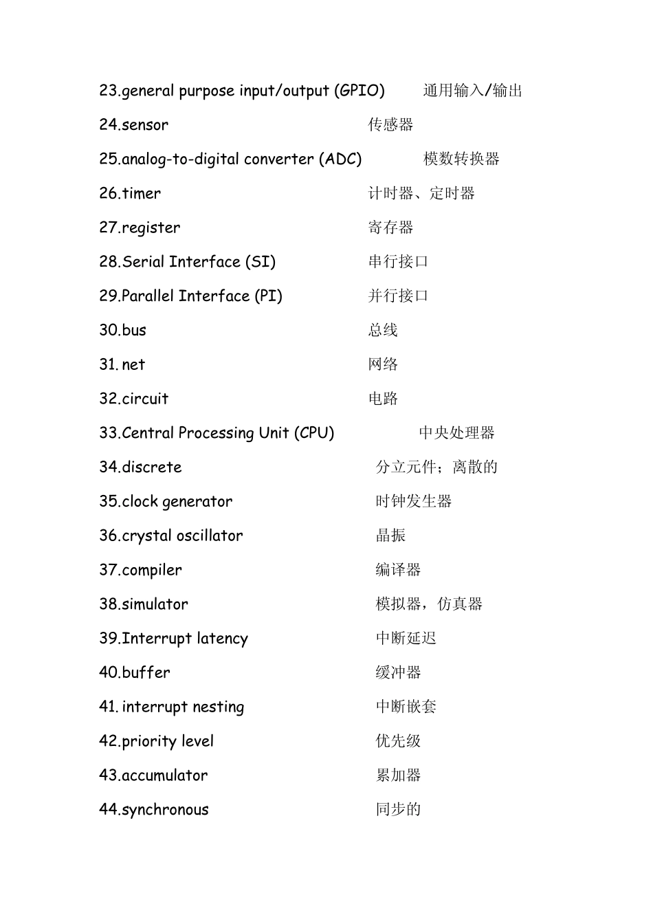 单片机英语词汇_第2页