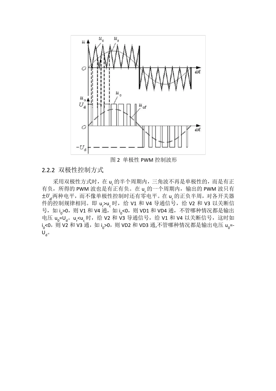 单相正弦波PWM逆变电路仿真报告(Simulink)_第2页