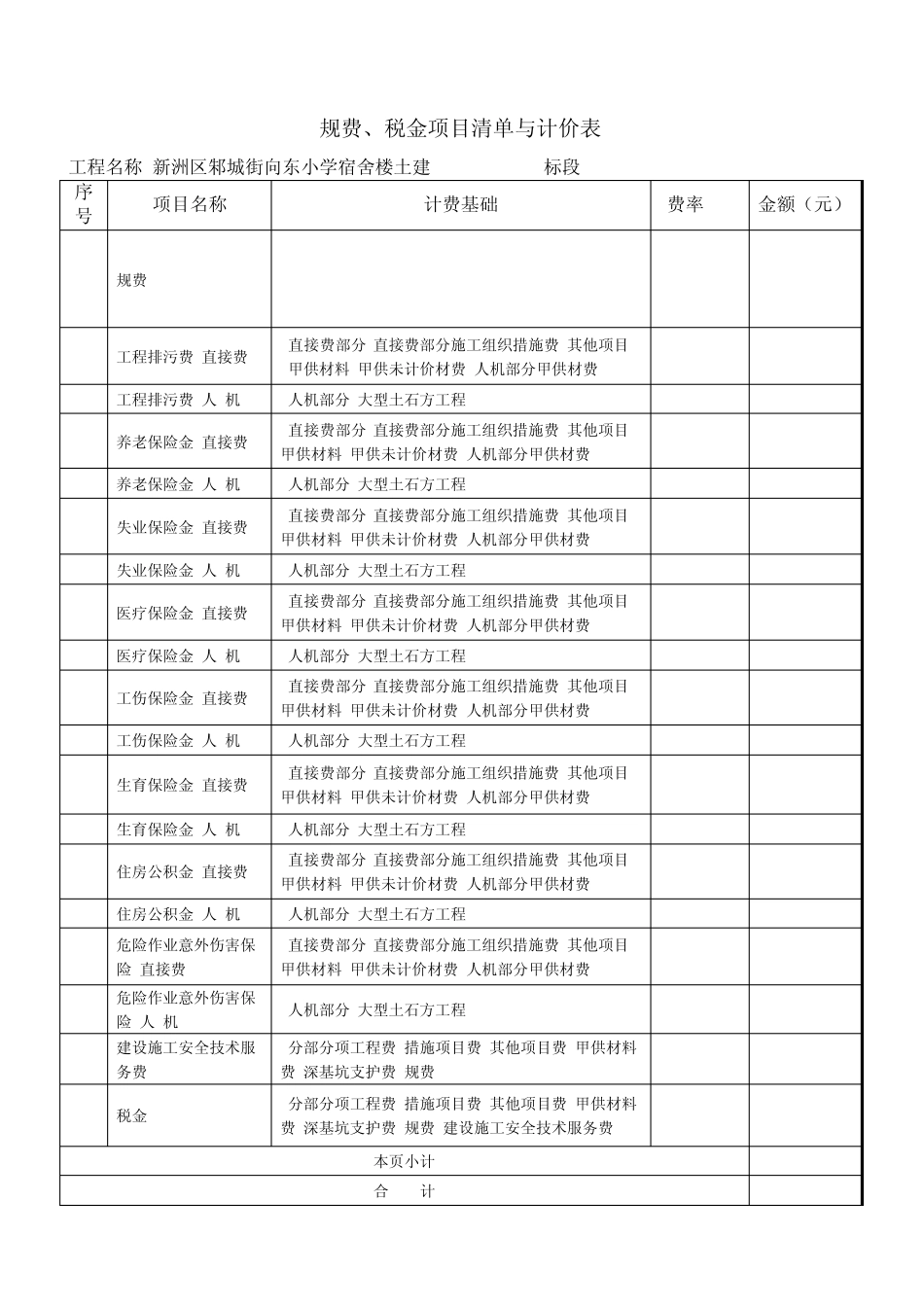 单项工程造价汇总表_第3页