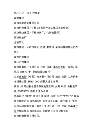 南京大型企业