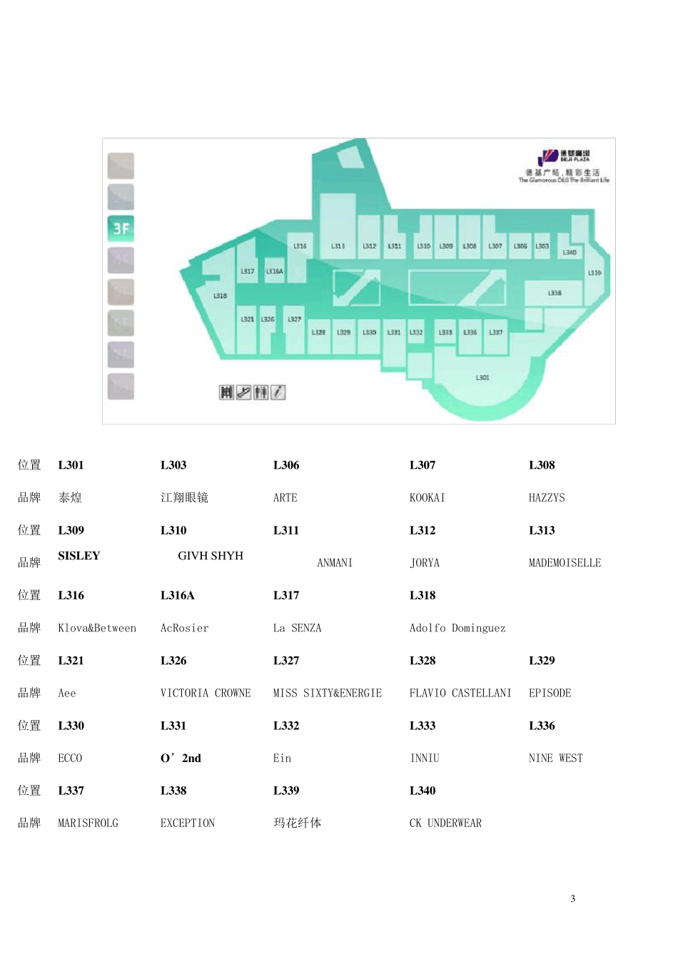 南京德基广场平面图_第3页