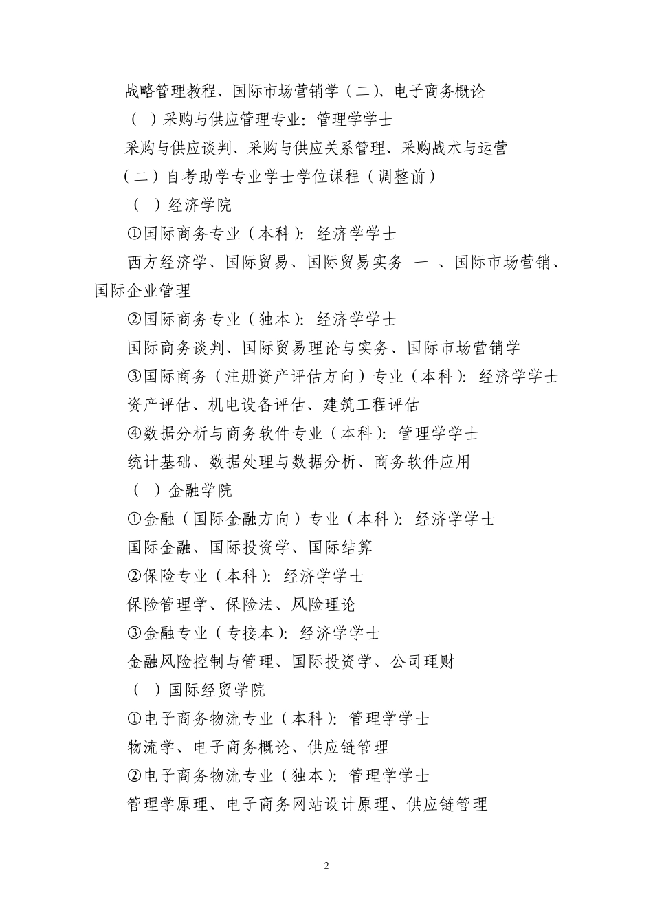 南京财经大学高等教育自学考试_第2页